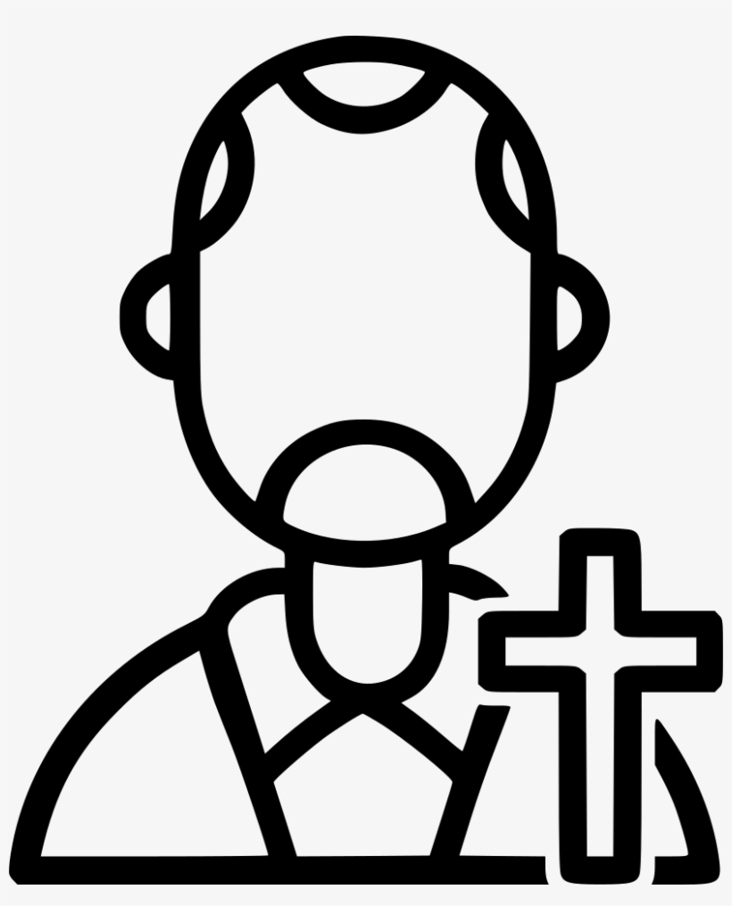 Church Padri Father Cross Christ Jesus Comments - Icon, transparent png download