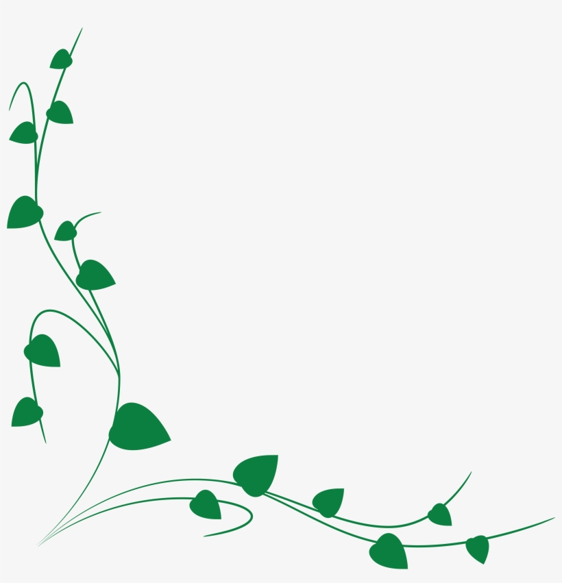 Graphic Library Stock Collection Of Green Vine High - Vine Border, transparent png download
