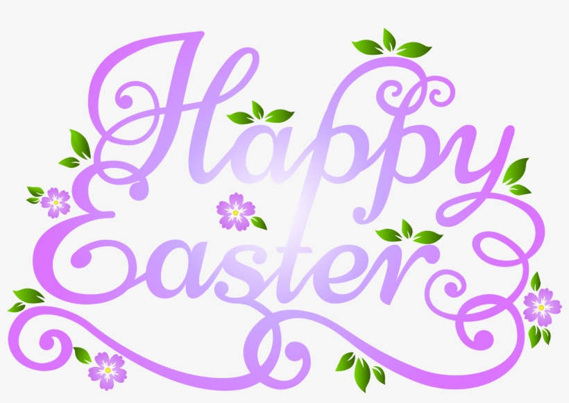 Deco Happy Easter Transparent Png Clip Art Image - Clip Art PNG Image ...