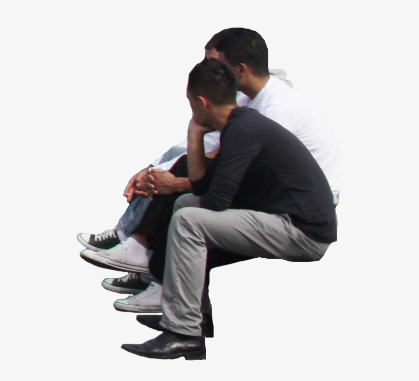 People Sitting On Chairs Png - Chair, transparent png download