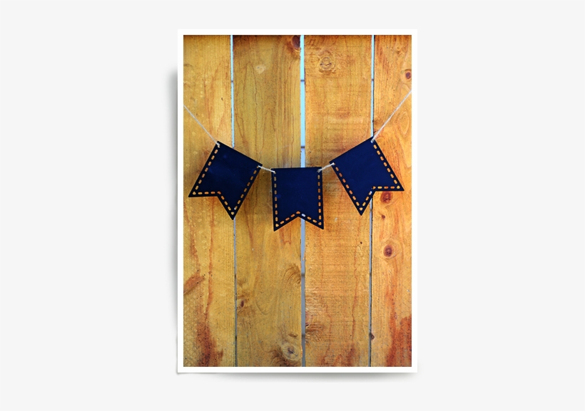 Ribbon Flag Chalkboard - Plank, transparent png download