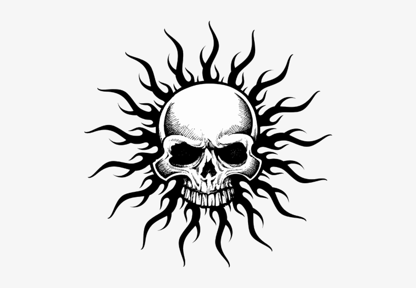 Skull Tattoo Png, transparent png download