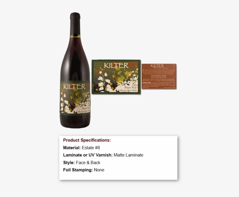 Multicolor Watercolor Plant Scene Kilter Custom Wine - Wine, transparent png download