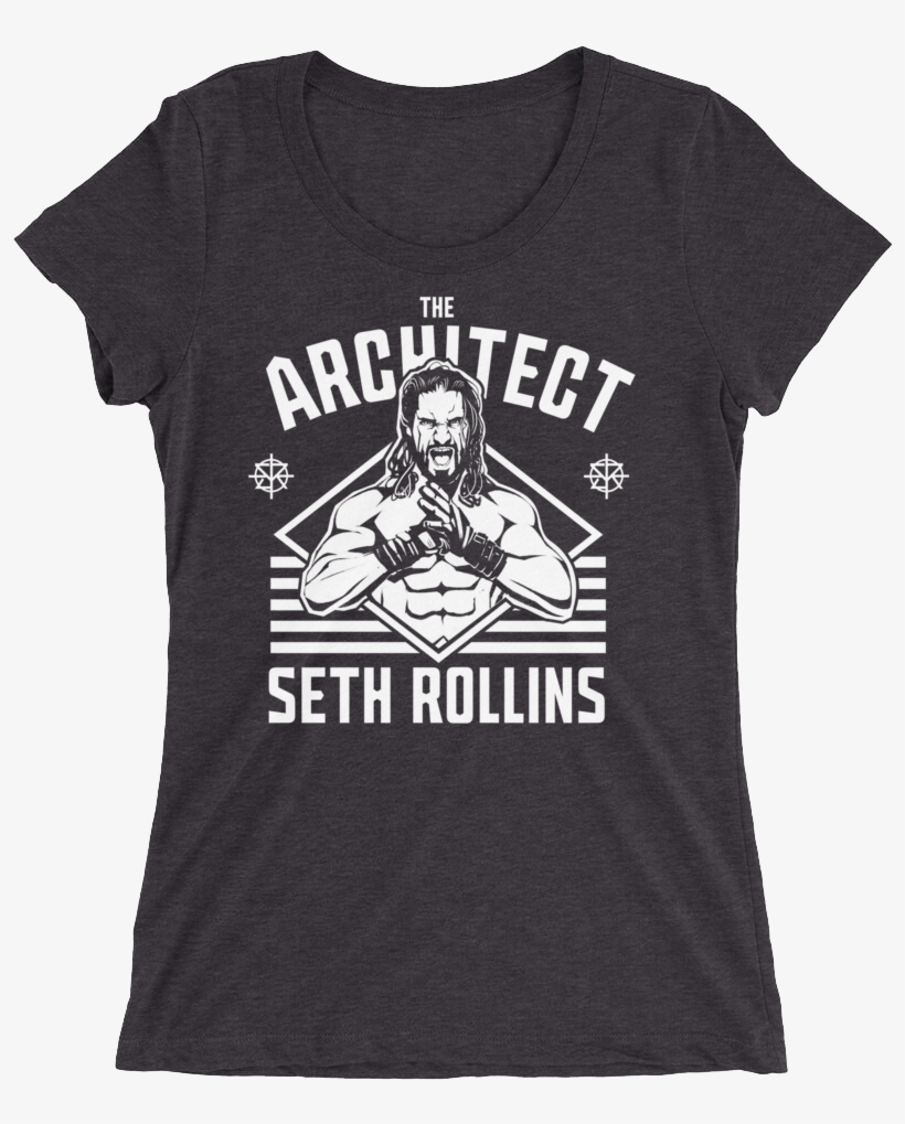Seth Rollins "the Artchitect" Tri-blend Women's - Wonder Book T Shirts, transparent png download