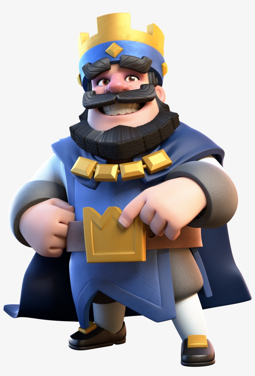 Blue King - Clash Royale Rey Azul, transparent png download