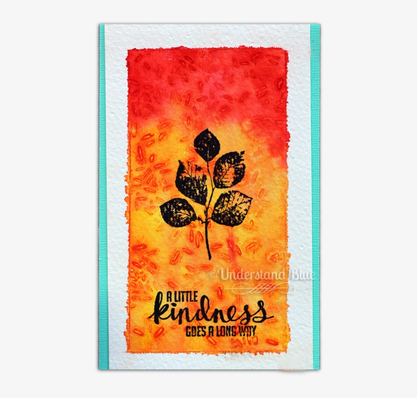 Stampin' Up Hand Crafted Card From Understand Blue - Floral Design, transparent png download
