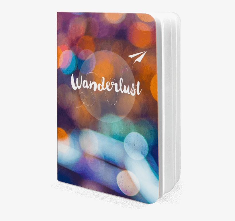 Dailyobjects Wanderlust Bokeh A5 Notebook Plain Buy - Mobile Phone, transparent png download