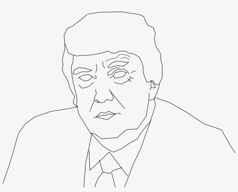Finger Drawing Line Art Cheek Ear - Sketch, transparent png download