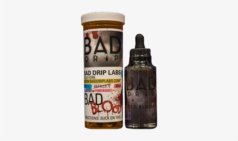 Bad Blood E-liquid - Bottle, transparent png download
