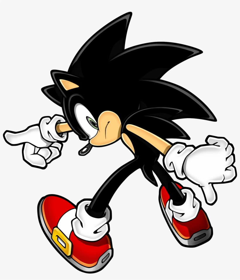 Sonic The Hedgehog Transparent Image - Black Hedgehog Sonic, transparent png download