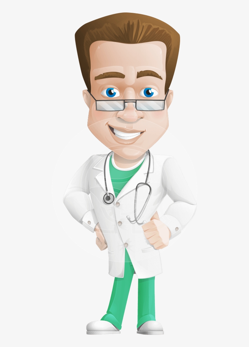 Vector Competent Male Doctor Character - Les Protides Cours, transparent png download