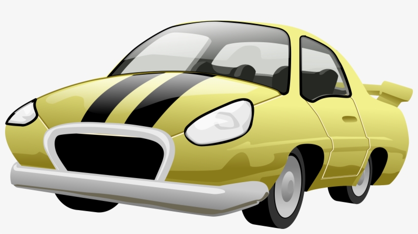 Sport Car Svg Library Download - Cartoon Sports Car Png, transparent png download