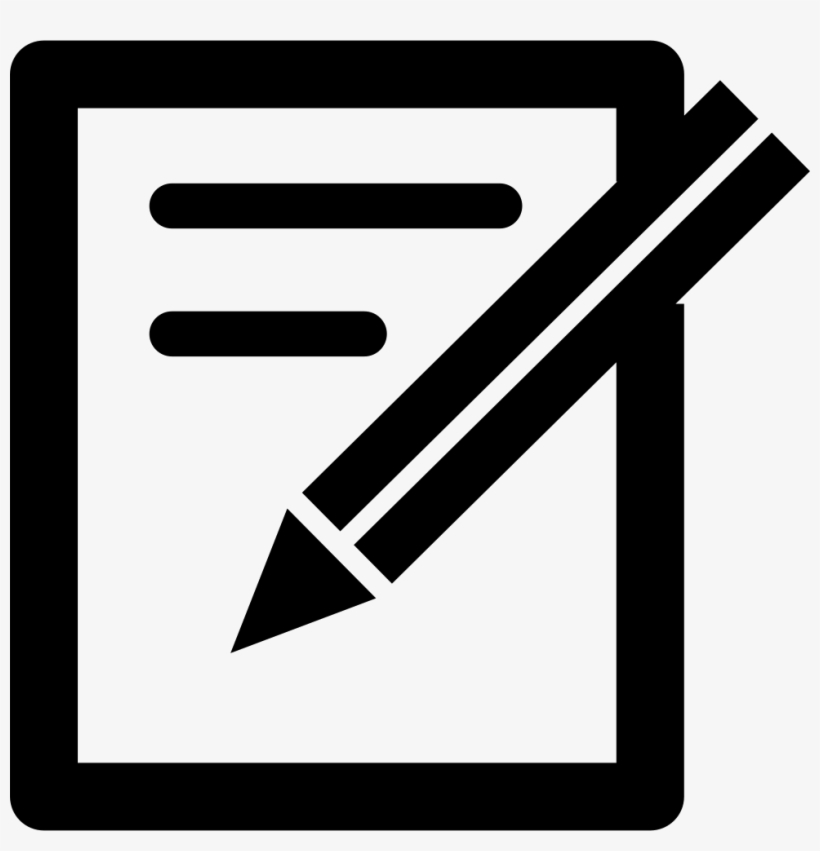 Paper And Pen Tools Comments Paper Pen Icon Png Png Image