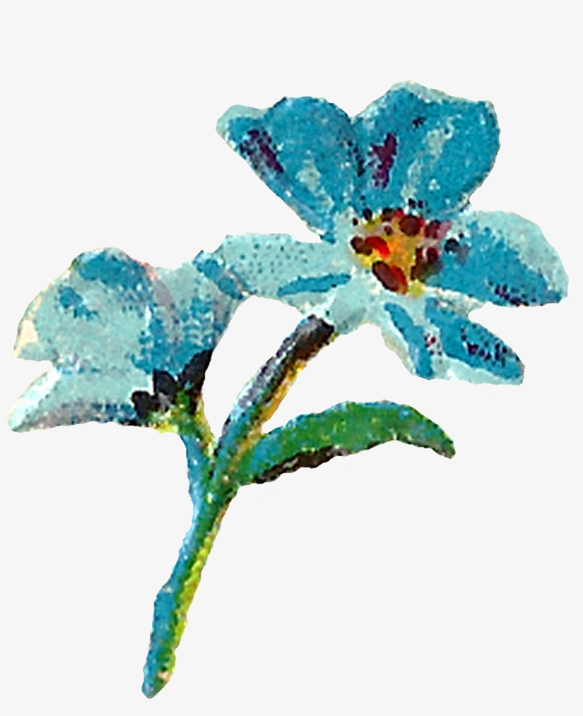 Pastel Floral Clipart Downloads - Clip Art, transparent png download