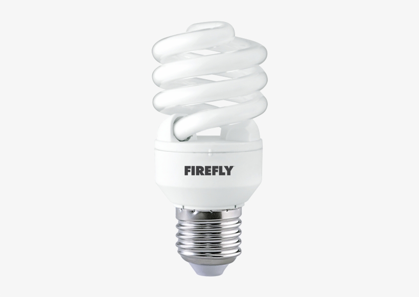 Clipart Transparent Download Spiral Compact Fluorescent - Led Firefly Daylight 45 Watts, transparent png download