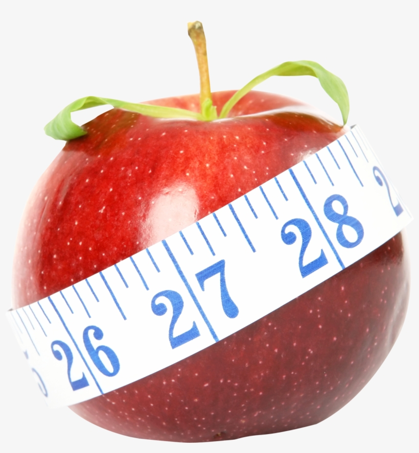 Apple Png Transparent Image - Apple And Measuring Tape Png, transparent png download