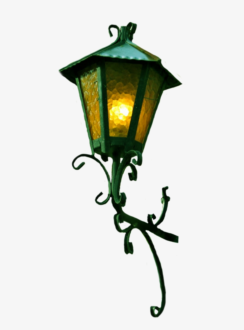 Wall Lamp Png By Moonglowlilly On Deviantart - Medievalstreet Lamp Png, transparent png download