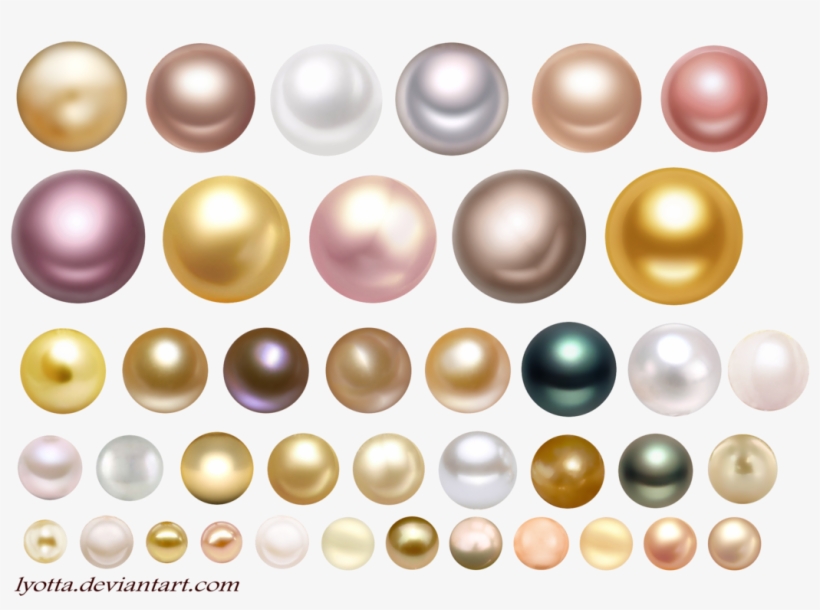 Multi-colored Pearls By Lyotta - Drawing, transparent png download