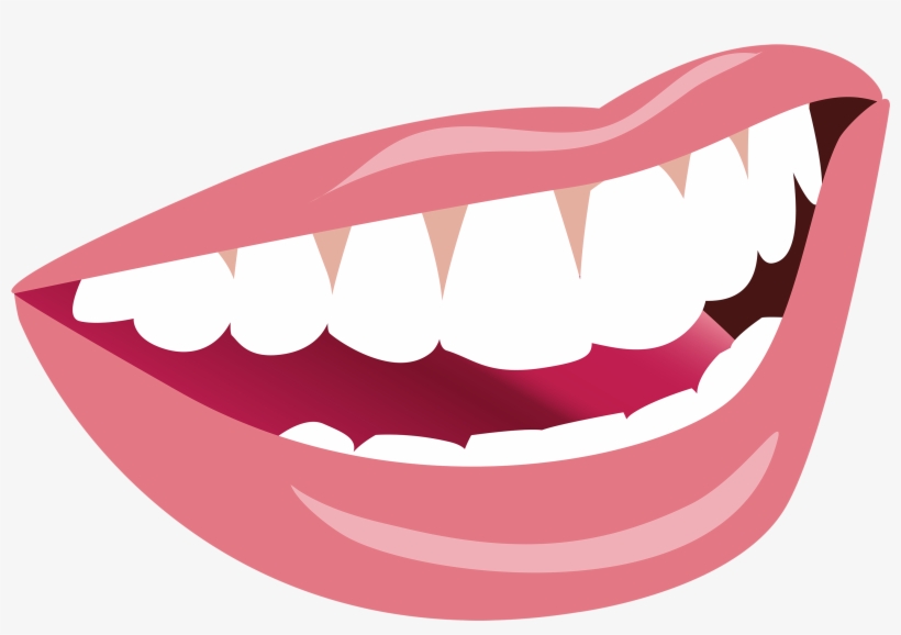 Smiling Mouth Png Clipart Image - Mouth Png, transparent png download