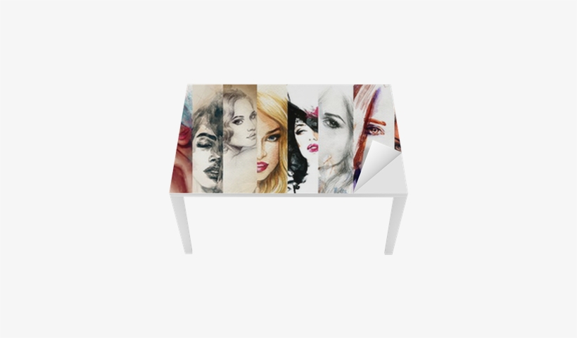 Beautiful Woman Face - Women Faces Illustrations, transparent png download