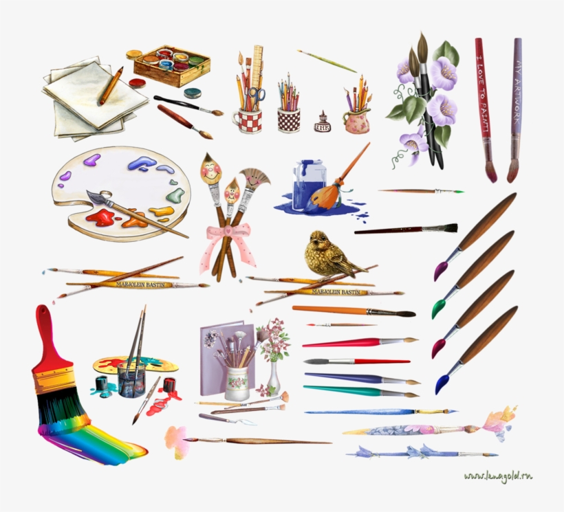 Image Transparent Library Color Clipart Water - Drawing Tools Clip Art, transparent png download