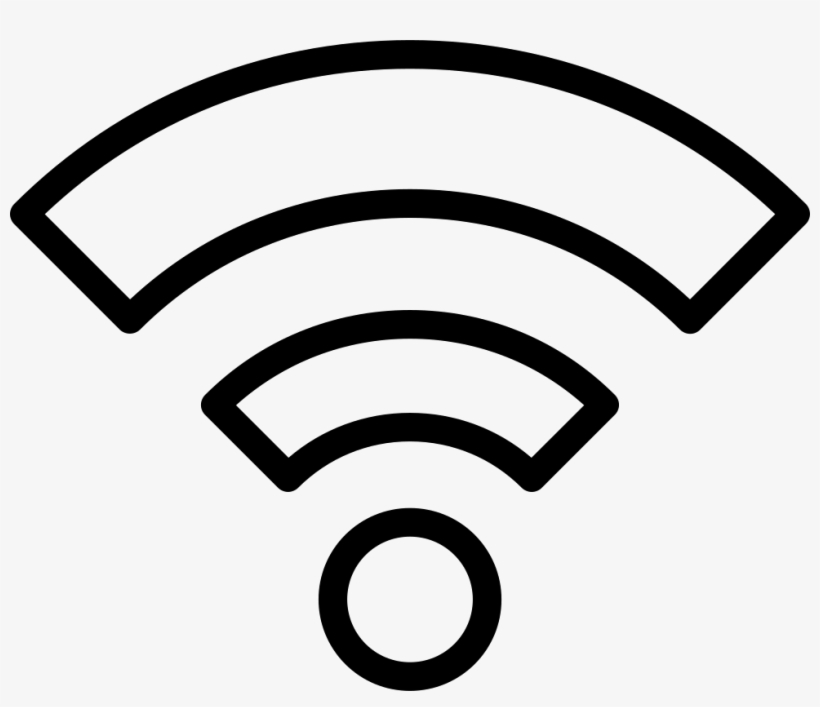 Png File - White Wifi Symbol Png, transparent png download
