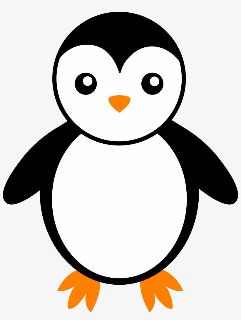 Clipart Png Download Penguin - Easy Penguin Clipart, transparent png download