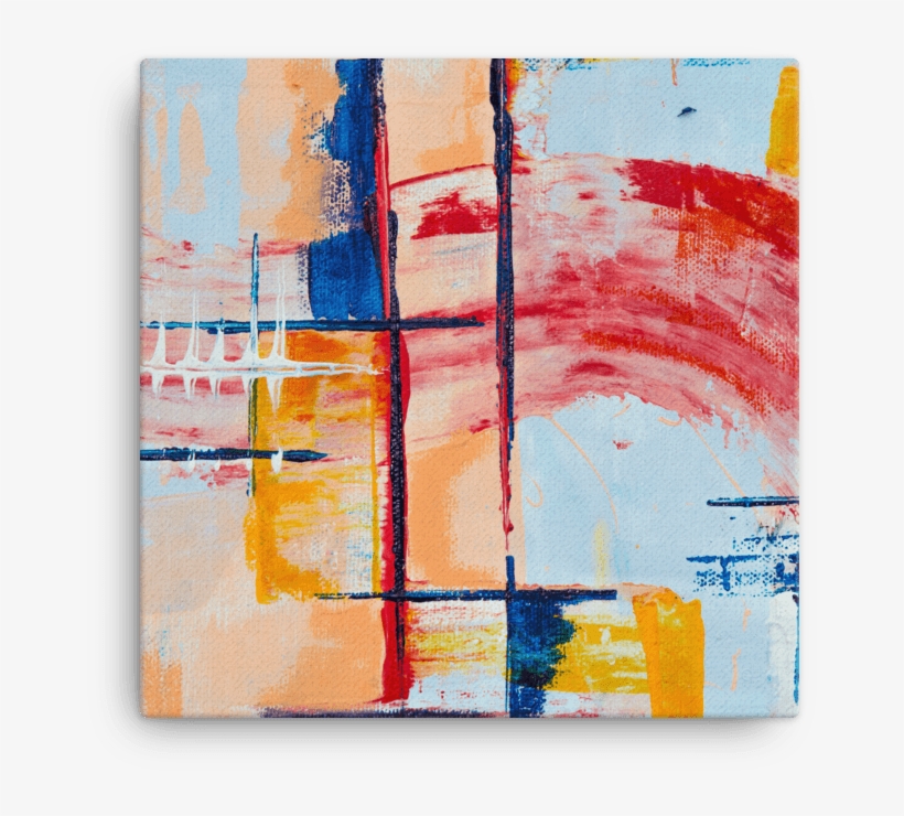 Acrylic Contrast Canvas Print - Stock Photography, transparent png download