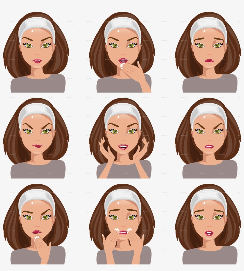 Emotions Emotions - Female Emotions Png, transparent png download