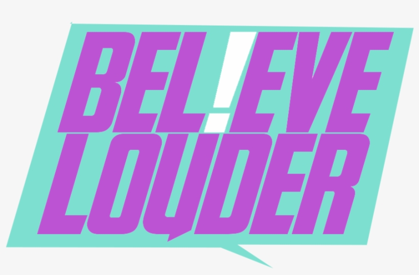 Believelouder Wht Exclamation, transparent png download