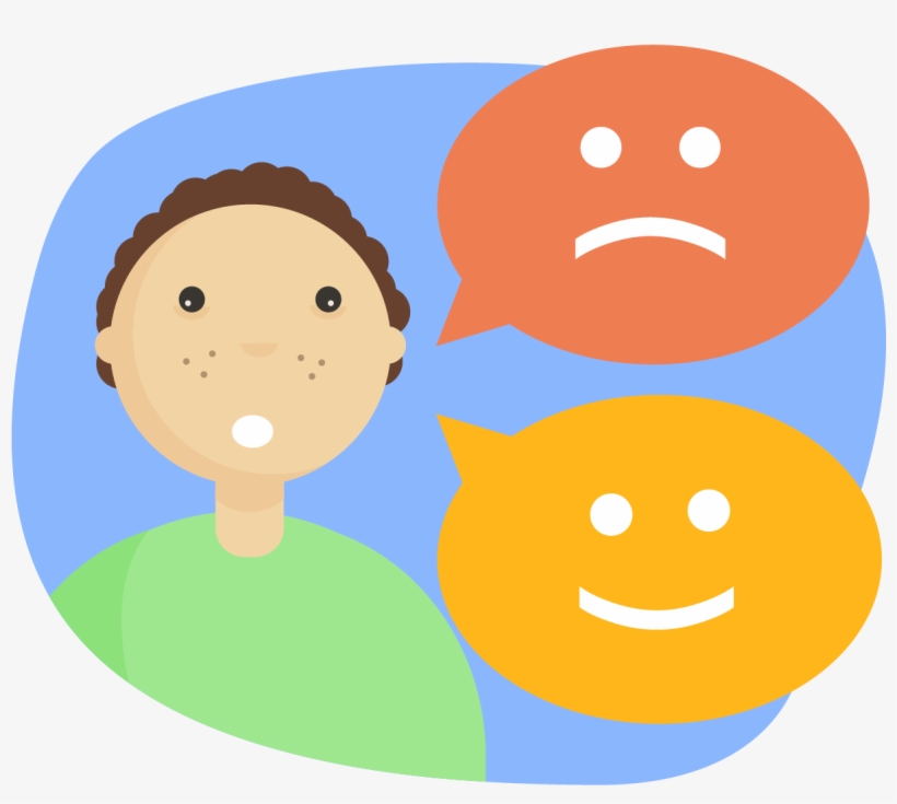 Child Expressing Happiness And Sadness - Child, transparent png download