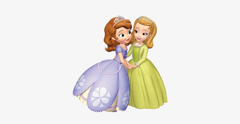 Sofia & Amber Hug - Princess Sofia And Amber, transparent png download