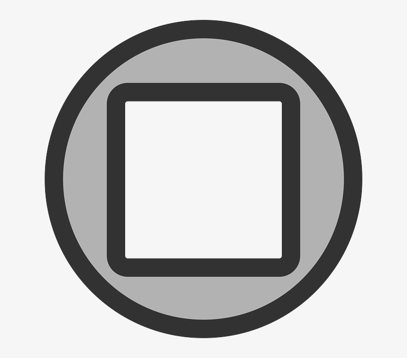 Stop, Flat, Button, Theme, Action, Icon - Charing Cross Tube Station, transparent png download