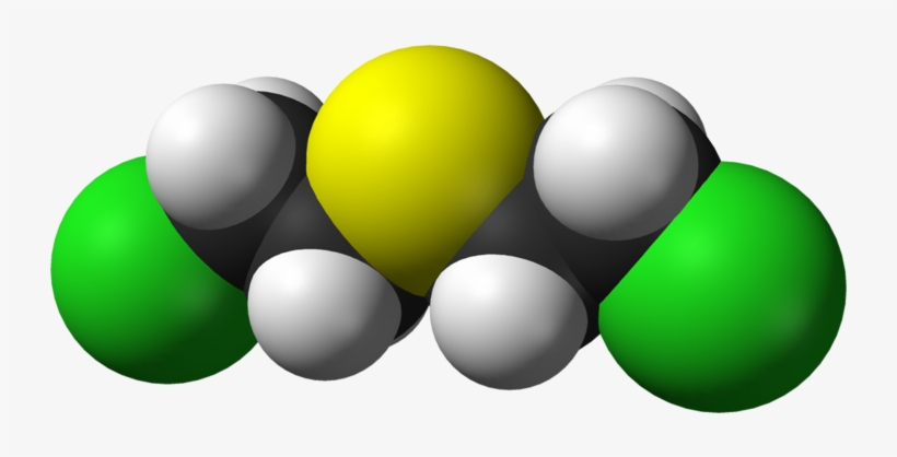 Sulfur Mustard 3d Vdw - Sulfur Mustard, transparent png download