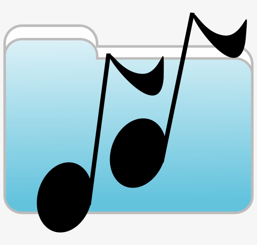 Music Clipart - Music Folder Clipart, transparent png download