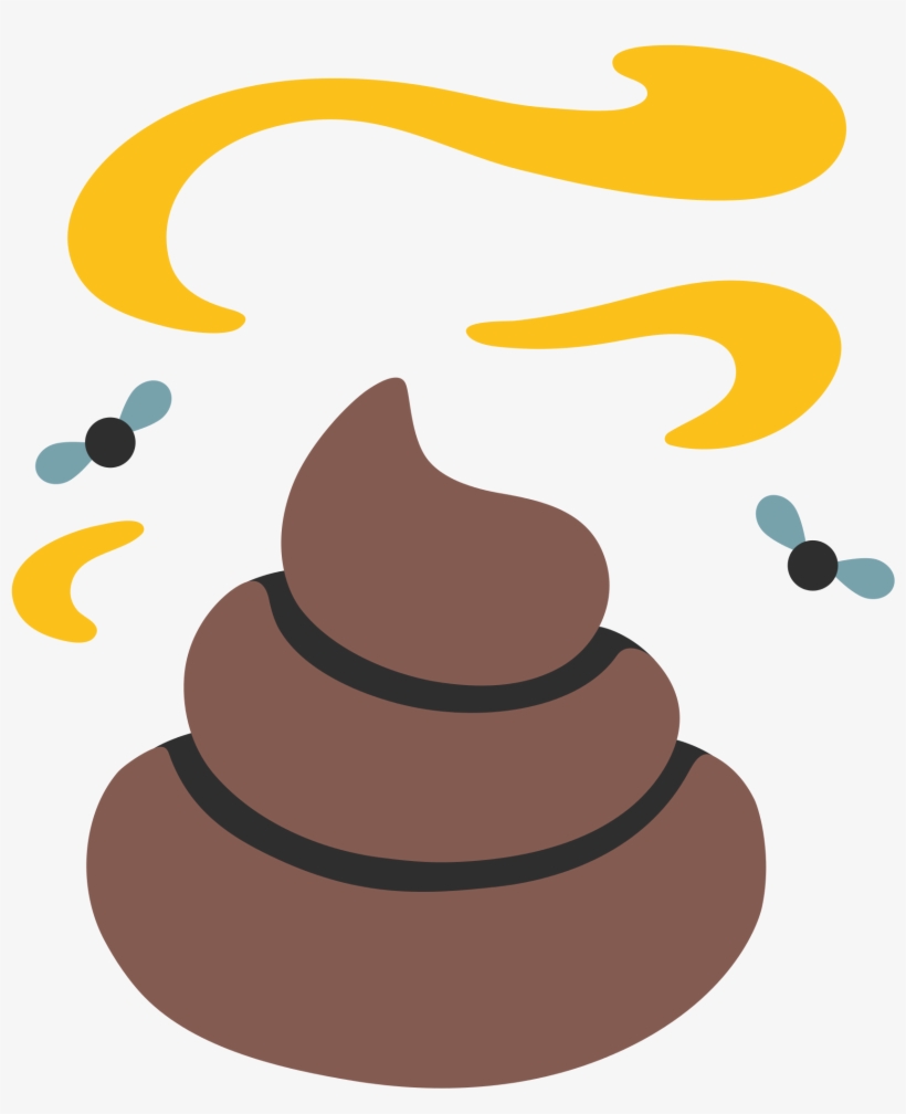 Steaming Shit Png Picture Freeuse - Poop Emoji Without Face, transparent png download