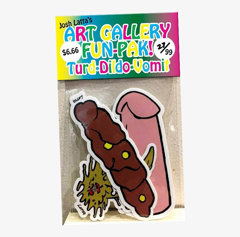 Image Of Josh Latta's Art Gallery Fun-pak Stickers - Cartoon, transparent png download