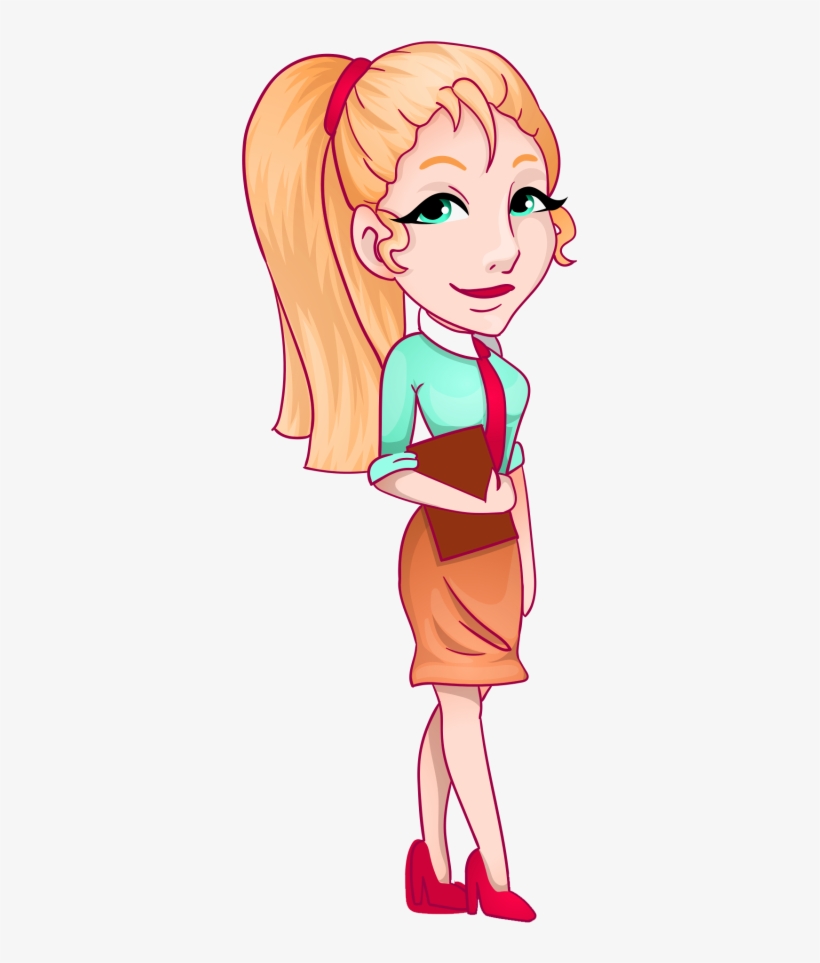 Office Women Vector Png Transparent Image - Engineer Women Vector Png, transparent png download