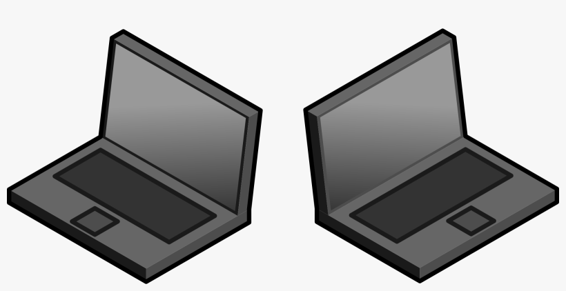 Isometric Widescreen Laptop Clipart Png For Web, transparent png download