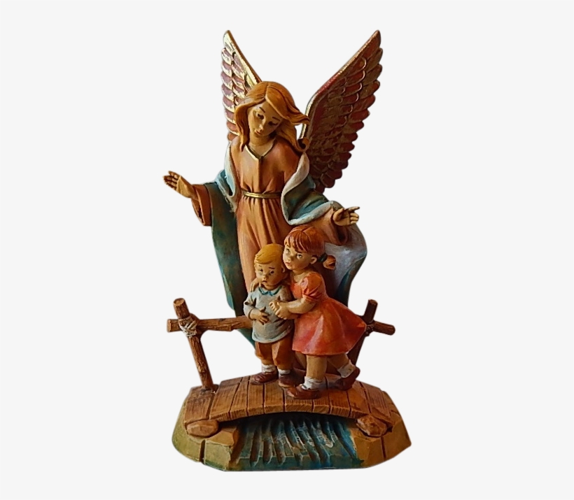 Fontanini Depose Italy Guardian Angel Of Children - Guardian Angel, transparent png download