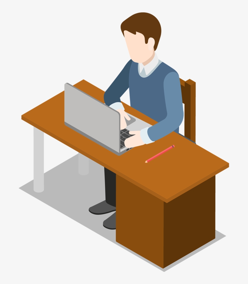 Laptop Clipart Desk Clipart - Art Table, transparent png download