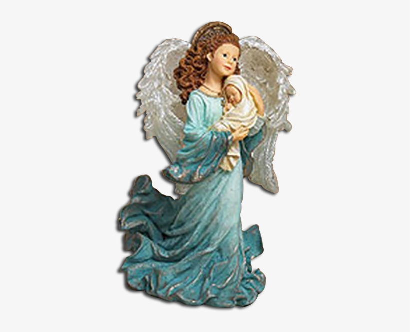 Guardian Angel Of Babies Figurine Boyds Charming Angel - Angel, transparent png download