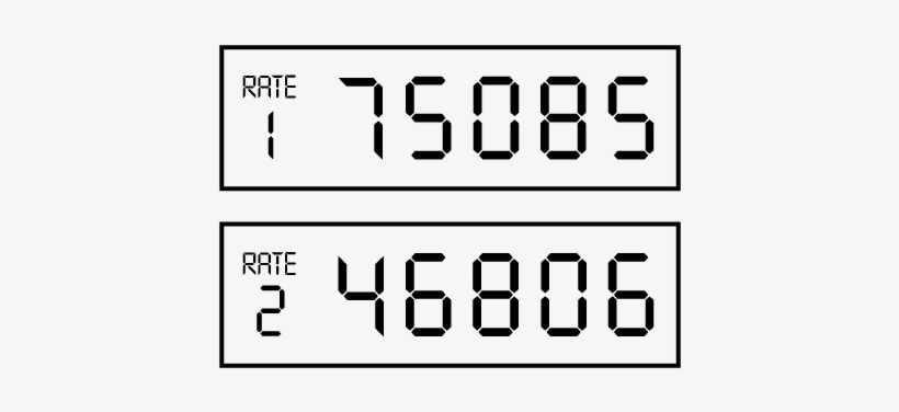 Two Rate Single Display Energy Meter - Day And Night Reading, transparent png download