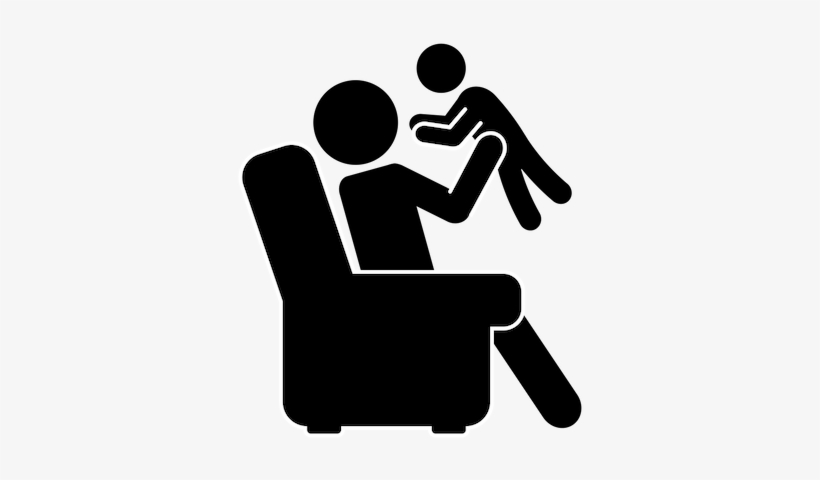 Chair Dad - Vector Graphics, transparent png download