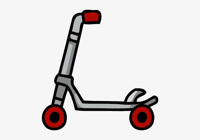Kick Scooter Png Clipart - Scooter Png, transparent png download