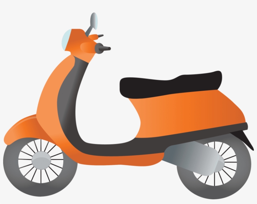 Free Png Scooter Png Images Transparent - Scooter Clipart Png, transparent png download