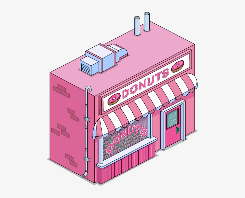 Transparent Donut Tsto - Magasin De Donut Simpson, transparent png download