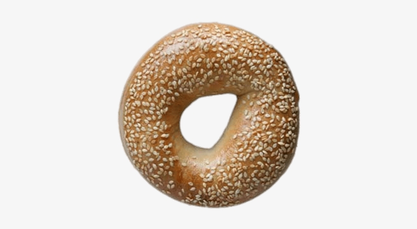 Bagel Sesame - Bagel With Sesame Seeds, transparent png download