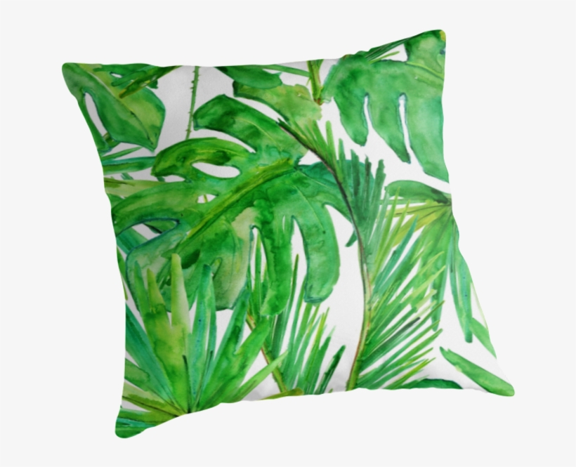 Poster, Decoration, Decor, Green, Leaves, Tropical - Poster Emoldurado 20x20 Pinus - Tropical Leaves, transparent png download