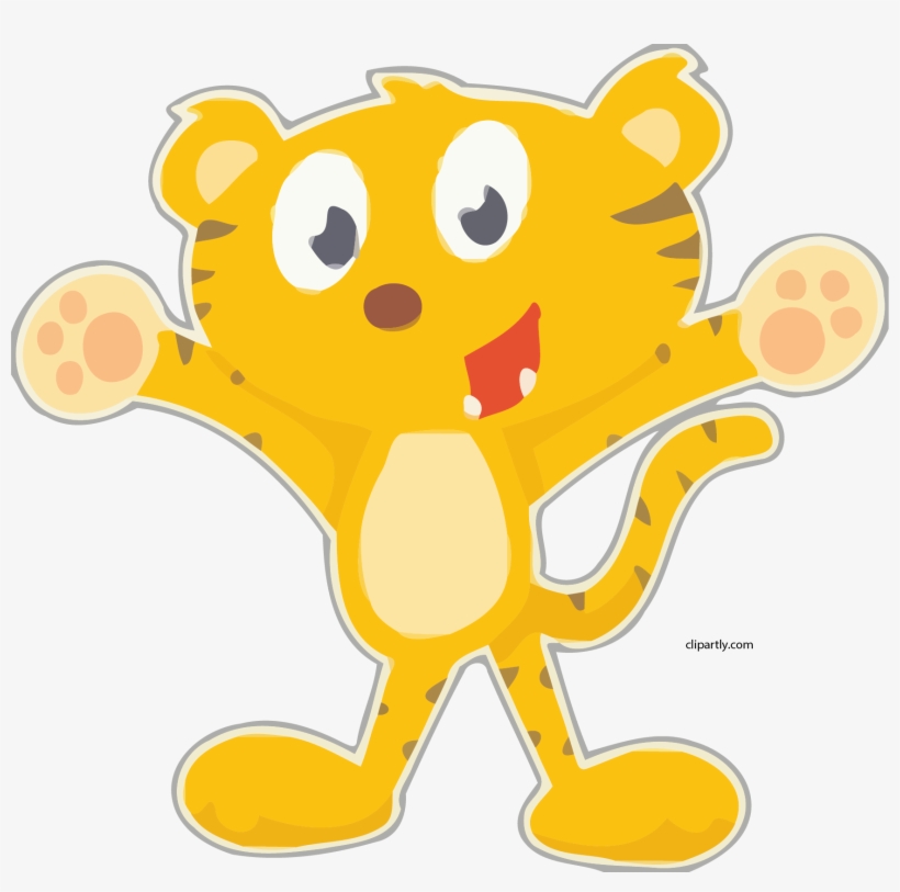New Tiger Cartoon Png - Cartoon, transparent png download